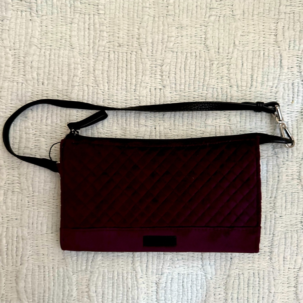 Vera Bradley Quilted Velvet Wrist Wallet